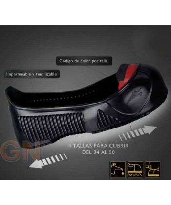 Cubre zapatos con puntera de seguridad para visitas