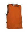 Casulla con bolsillo ajustes laterales color naranja