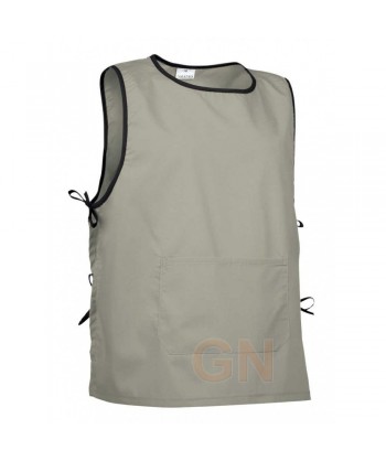 Casulla con bolsillo ajustes laterales color beige