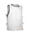 Casulla con bolsillo ajustes laterales color blanco