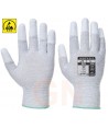 Guantes antiestáticos ESD según la norma EN 1149