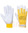 Guantes de piel con dorso fresco tipo conductor
