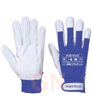 Guantes de piel con dorso fresco tipo conductor