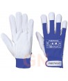 Guantes de piel con dorso fresco tipo conductor