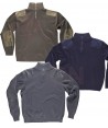 Jersey de media cremallera con refuerzos