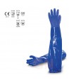 Guante extra largo de doble capa de PVC de 62 cm