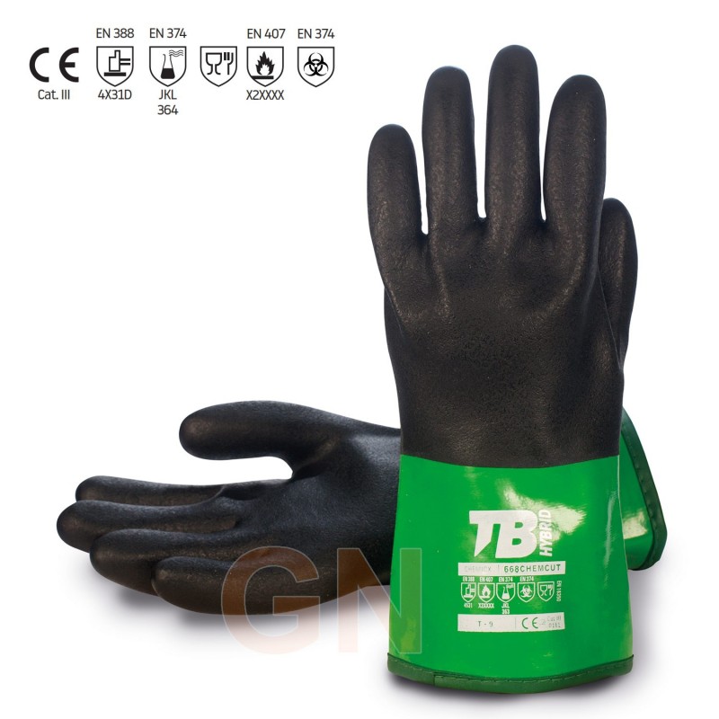 Guante de PVC anti corte nivel 5