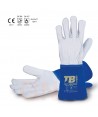 Guantes de piel flor de búfalo para soldadura MIG -33 cm-