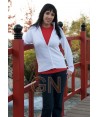 Chaqueta de punto grueso con cremallera para mujer
