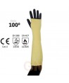 Manguitos de kevlar para altas temperaturas y con nivel 3 anticorte