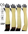 Manguitos de kevlar para altas temperaturas y con nivel 3 anticorte