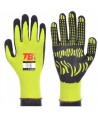 Guantes de nitrilo con soporte de punto elástico
