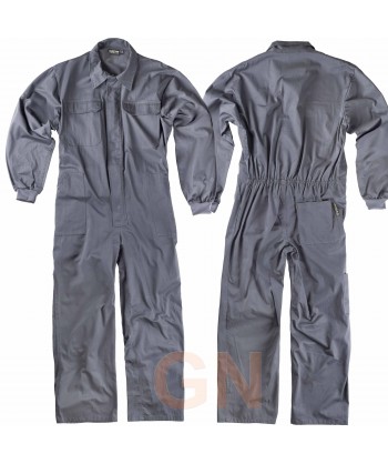 Buzo mono ligero de algodón gris