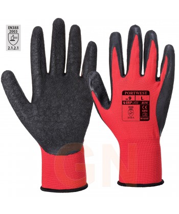 Guantes grip de nylon y látex
