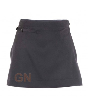 Falda pantalón con bolsillo y cremallera invisible