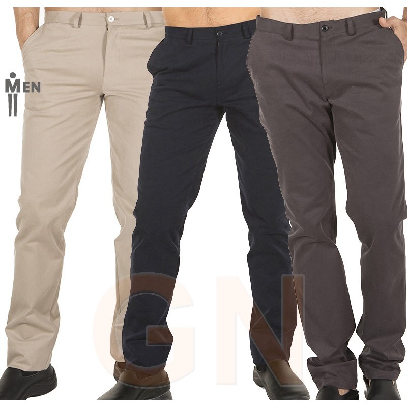 Pantalón chino bielástico para caballero