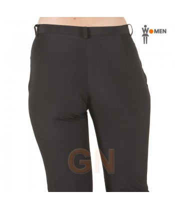 Pantalón de microfibra, talle alto sin bolsillos para mujer