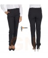 Pantalón elástico ajustado con bolsillos para señora