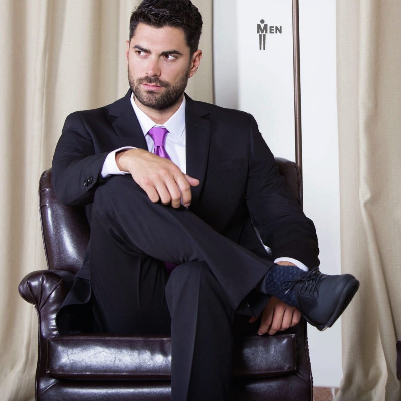Pantalón Slim Fit sin pinzas para hombre