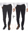 Pantalón Slim Fit elástico sin pinzas para hombre