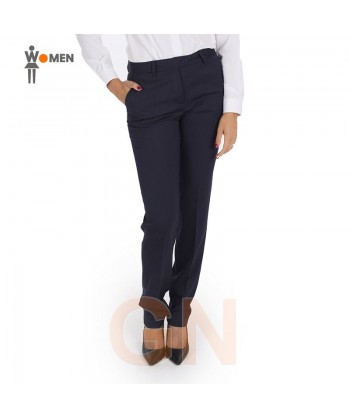 Pantalón de lycra, ajustado con bolsillos, sin pinzas para mujer