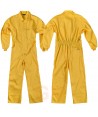 Buzo económico de tergal amarillo