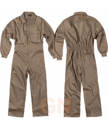 Buzo económico de tergal beige