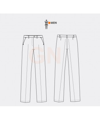 Pantalón ajustado de lycra con bolsillos para mujer