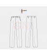 Pantalón ajustado de lycra con bolsillos para mujer