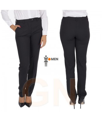Pantalón ajustado de lycra con bolsillos para mujer