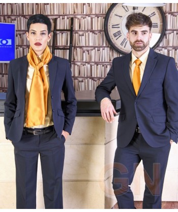 Pantalón traje señora regular fit de lana/lycra