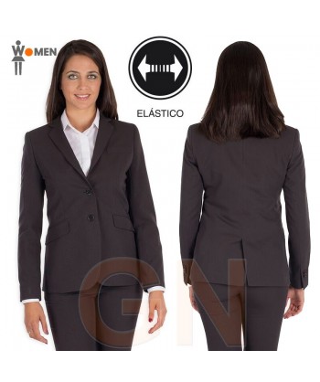Americana tejido elástico para señora