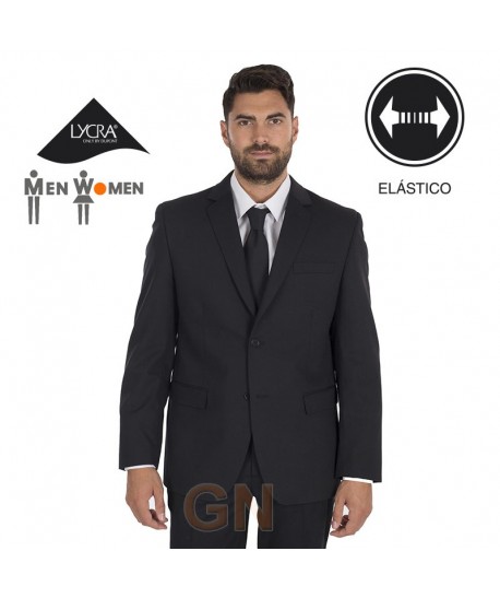 Americana Regular Fit elástica para traje de hombre