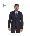 Americana Regular Fit elástica para traje de hombre