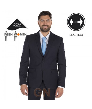 Americana Slim Fit tejido elástico para hombre