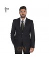 Americana Slim Fit tejido elástico para hombre