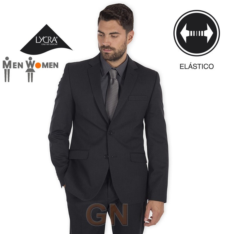 Americana Slim Fit con tejido elástico para hombre