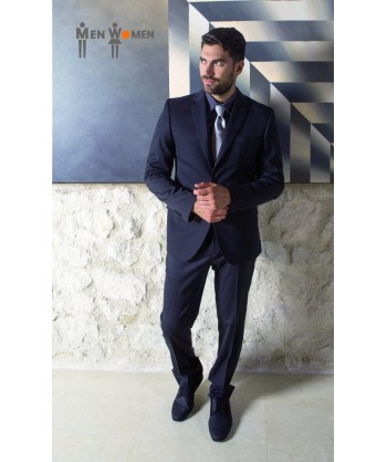 Americana Slim Fit con tejido elástico para hombre