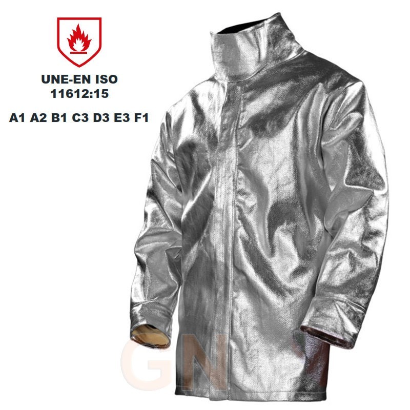 Chaquetón aluminizado 3/4, hasta 250 ºC