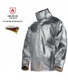 Chaqueta aluminizada de tres capas que soporta hasta los 500 ºC