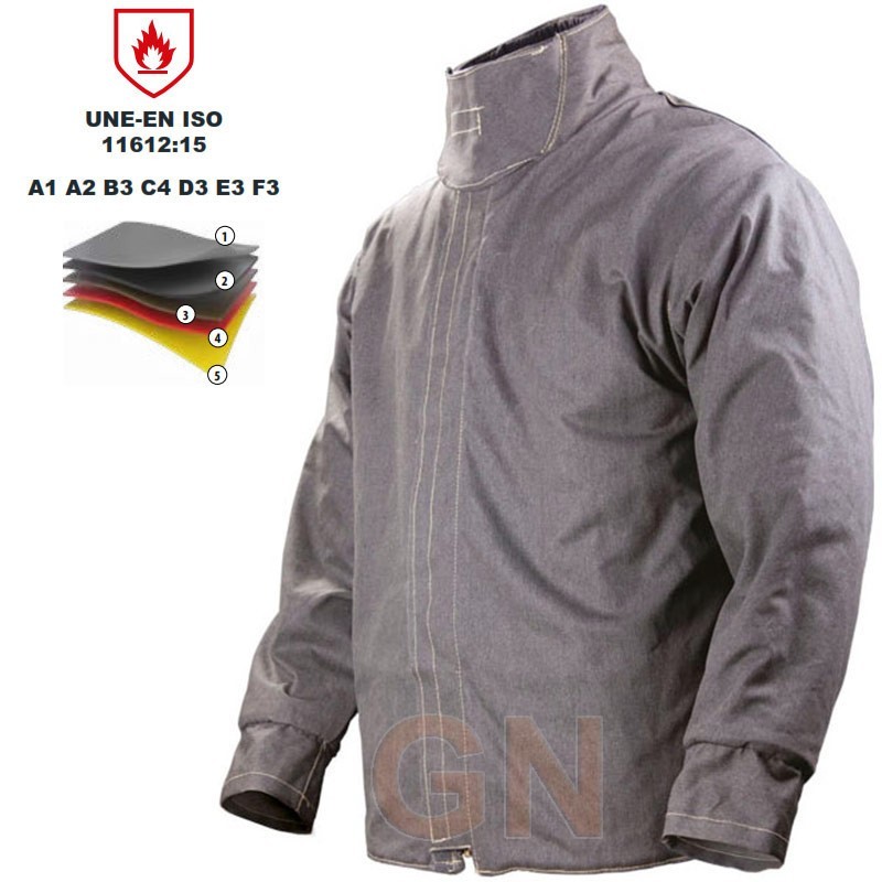 Chaqueta tejido exterior cerámico con cinco capas para altísimas temperaturas