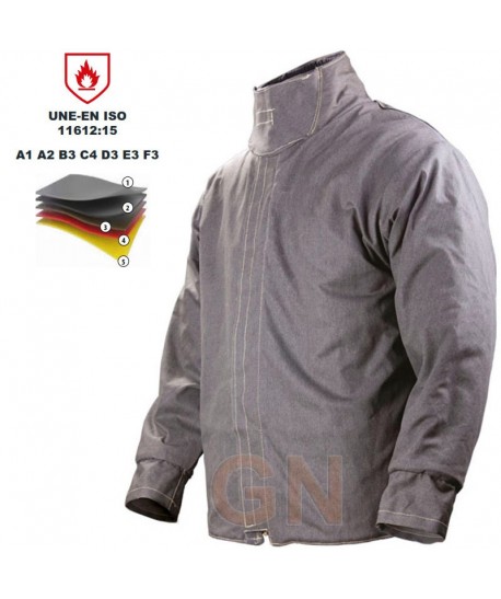 Chaqueta tejido exterior cerámico con cinco capas para altísimas temperaturas