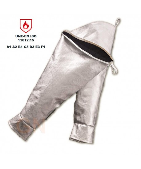 Manguitos al hombro aluminizados de una capa