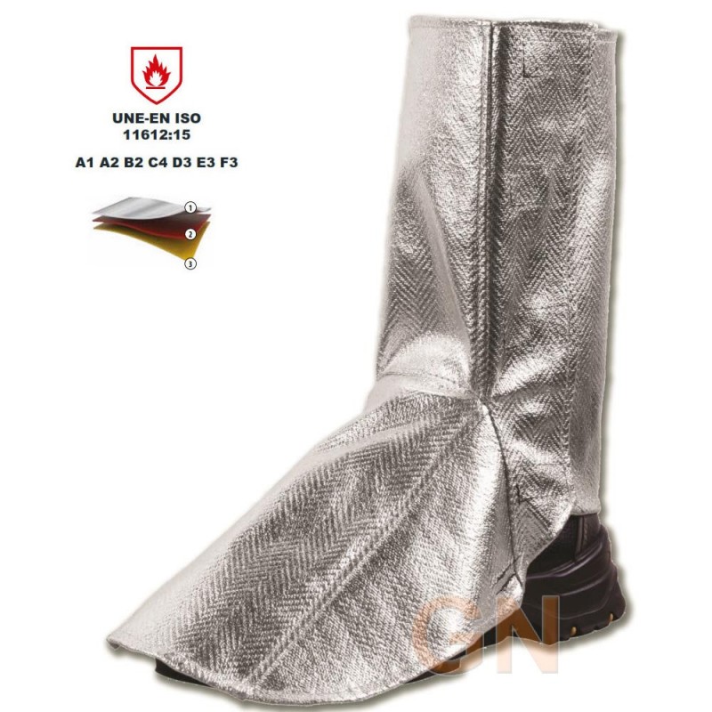Polainas aluminizadas de tres capas