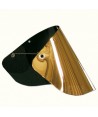 Visor de policarbonato oro tono 5 para cubrecascos