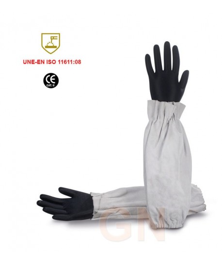 Manguitos al codo para soldadura de serraje gris