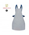 Mandil para soldadura de serraje gris