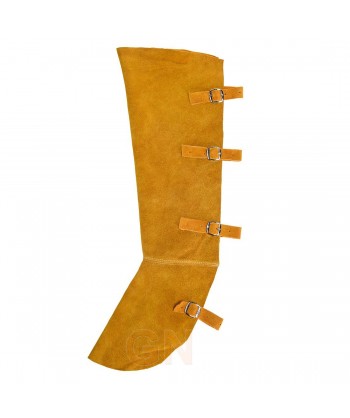 Polainas para soldadura de serraje marrón