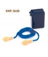 Tapones auditivos con cordón y estuche snr 32 db