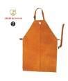 Mandil de serraje amarillo para soldadura profesional